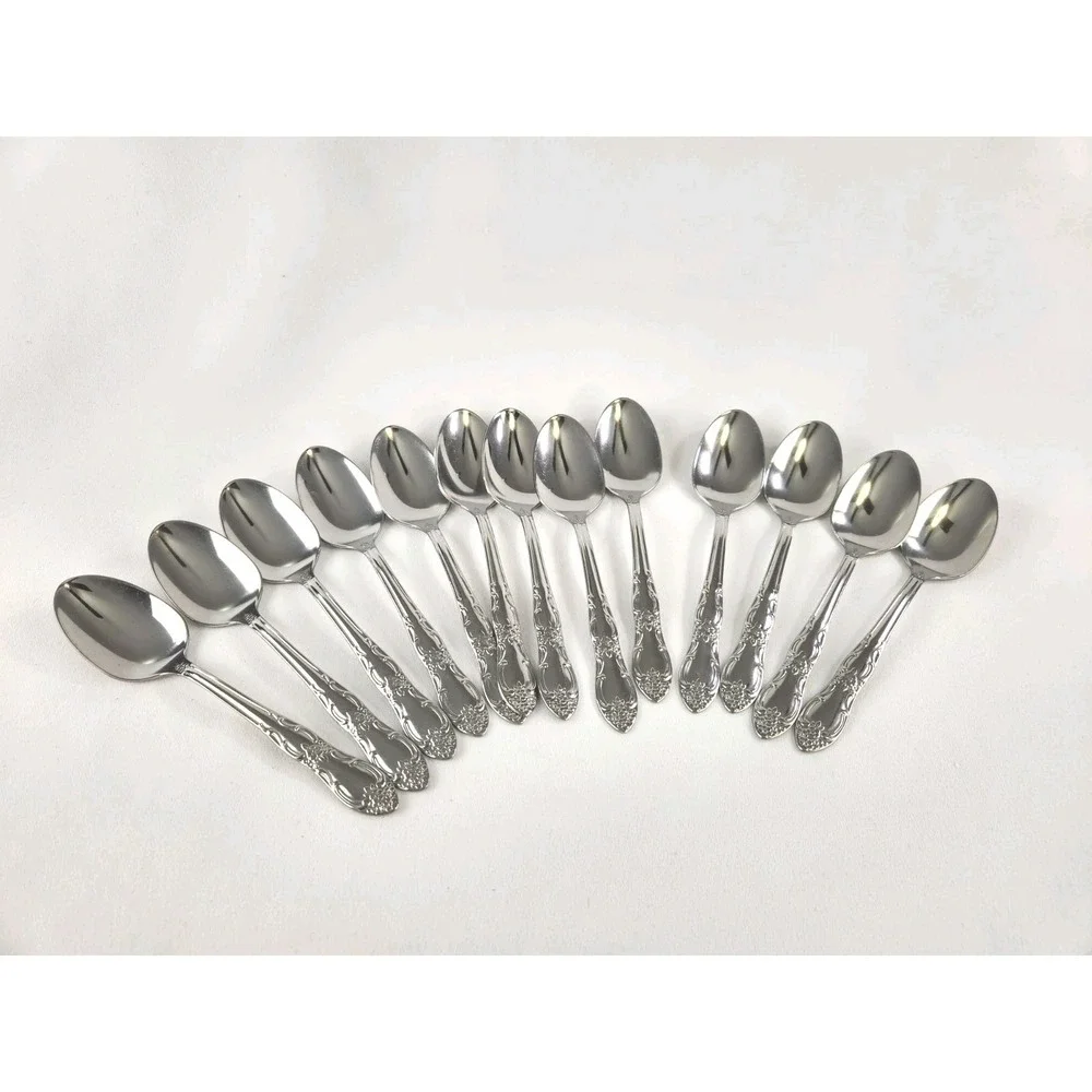 Oneidacraft Oneida VENUS Stainless Steel Flatware Lot of 13 Spoons +‎ Fork